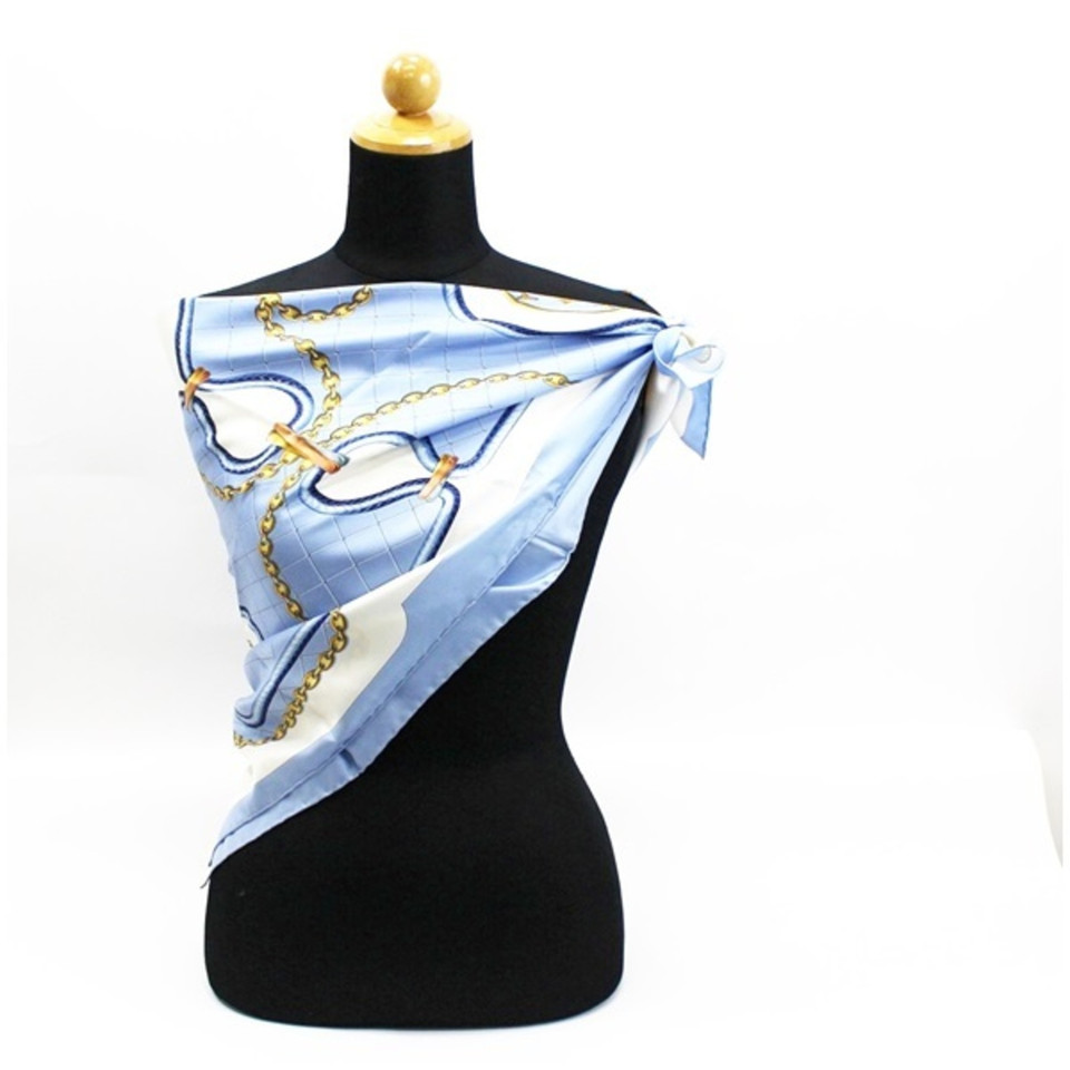 Cartier Scarf/Shawl Silk in Blue