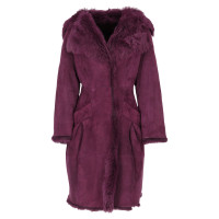 Philosophy Di Alberta Ferretti Jacket/Coat Fur in Violet