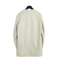 Hermès Jacket/Coat Leather in Grey