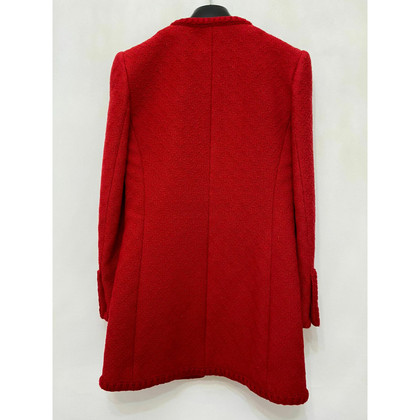 Saint Laurent Jacket/Coat Wool in Red