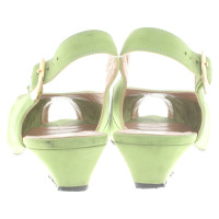 Bally Peep-toes in verde chiaro