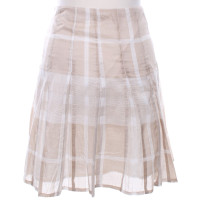 Burberry Pleated skirt in beige / white
