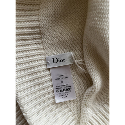 Dior Sciarpa in Cashmere in Bianco
