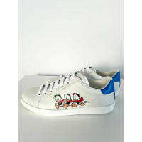 Gucci Chaussures de sport en Cuir en Blanc
