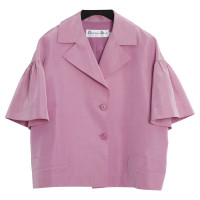Christian Dior Veste/Manteau en Coton en Rose/pink