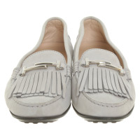Tod's Slippers/Ballerinas Leather in Grey