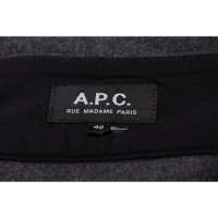 A.P.C. Rock aus Wolle in Grau