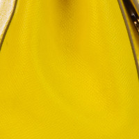 Dolce & Gabbana Umhängetasche aus Leder in Gelb