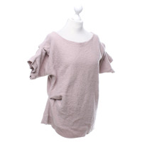 Cos Short-sleeved pullover in rose