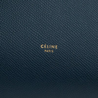 Céline Belt Bag Medium en Cuir en Bleu