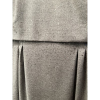Escada Kleid aus Baumwolle in Grau