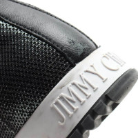 Jimmy Choo Sneaker in Pelle in Nero