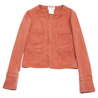 Chanel Veste/Manteau en Coton en Orange