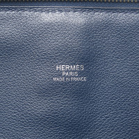 Hermès Travel bag Leather in Blue