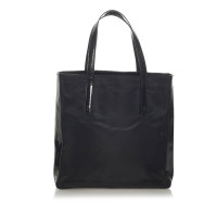 Prada Sac fourre-tout en Coton en Noir