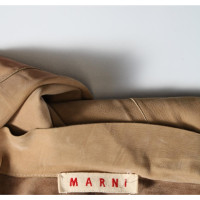 Marni Jacket/Coat Suede in Beige