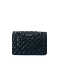 Chanel Classic Flap Bag Jumbo aus Leder in Petrol