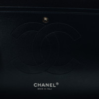 Chanel Classic Flap Bag Jumbo aus Leder in Petrol