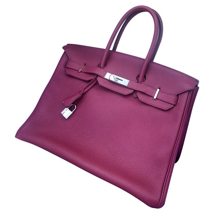 Hermès Birkin Bag aus Leder in Rosa / Pink