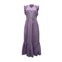 Sea Dress Linen in Violet