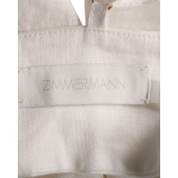 Zimmermann Dress Linen in White
