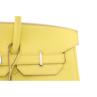 Hermès Birkin Bag 35 Leer in Geel