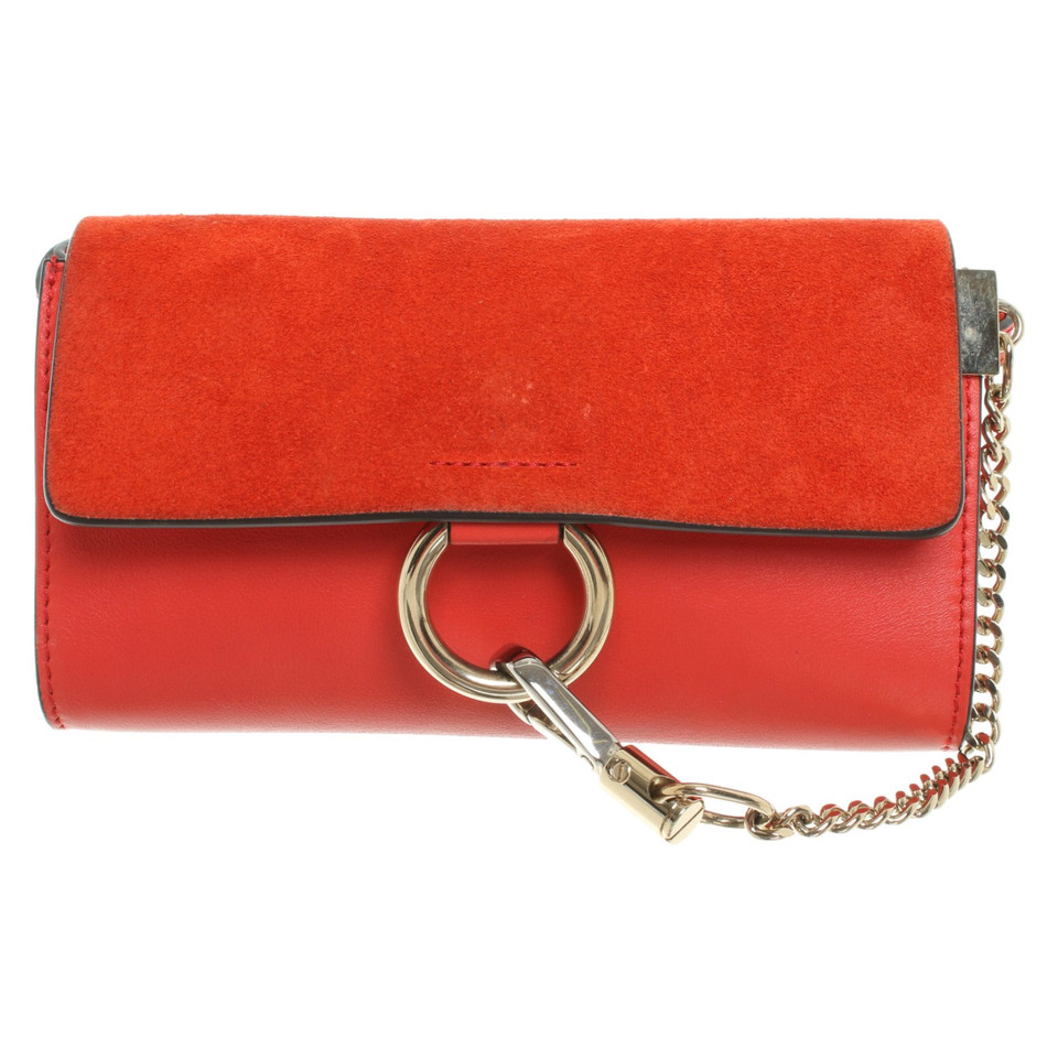 Chloé Borsa a tracolla in Pelle in Rosso