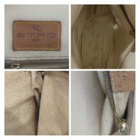 Etro Handtasche aus Leder in Bordeaux