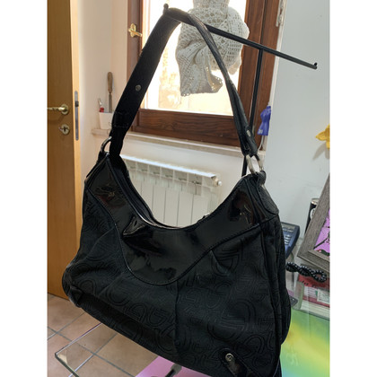 Byblos Handbag Canvas in Black