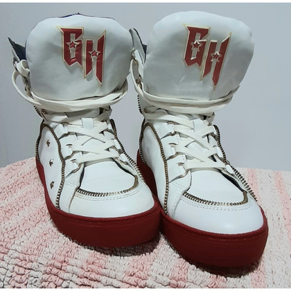 Tommy Hilfiger Chaussures de sport en Cuir en Blanc