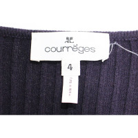 Courrèges Top Wool in Violet