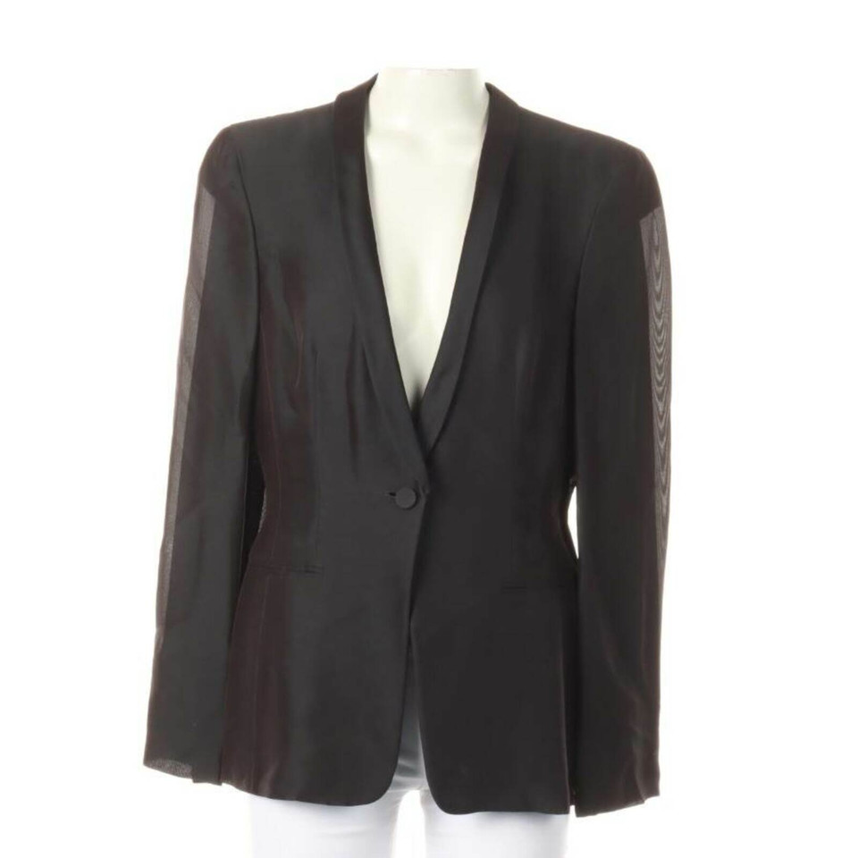 Giorgio Armani Jacket/Coat Viscose in Black