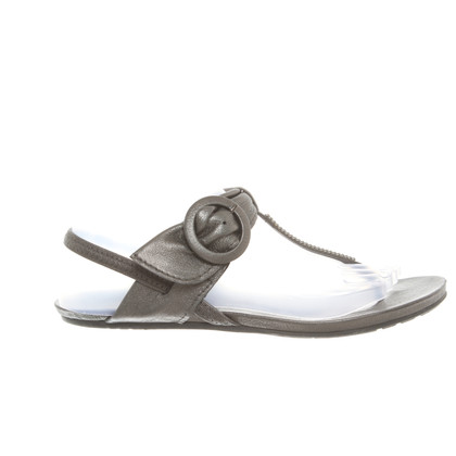 Pedro Garcia Sandals Leather in Grey