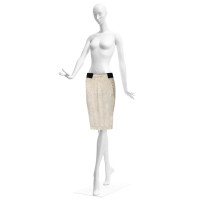 Philosophy Di Alberta Ferretti Skirt in Cream