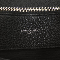 Saint Laurent Sac De Jour aus Leder in Schwarz