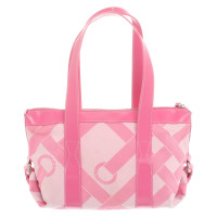 Lancel Handtasche aus Canvas in Rosa / Pink