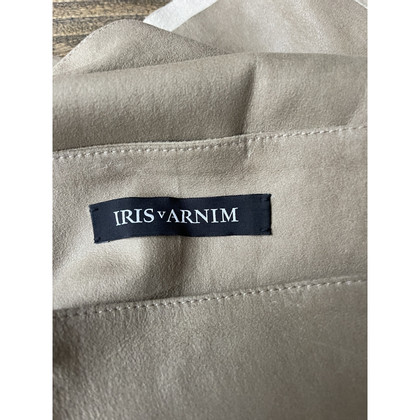 Iris Von Arnim Skirt Leather in Beige
