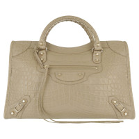 Balenciaga "Classic Stad Bag" alligator-print