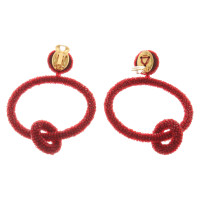 Oscar De La Renta Earring in Red