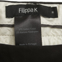 Filippa K Pantalon en coton en noir