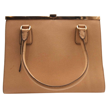 Dolce & Gabbana Dauphine Frame Bag Leather in Beige