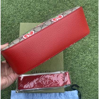 Gucci Camera Bag Leather in Red