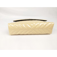 Carolina Herrera Handbag Patent leather in Cream