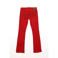 True Religion Jeans in Cotone in Rosso