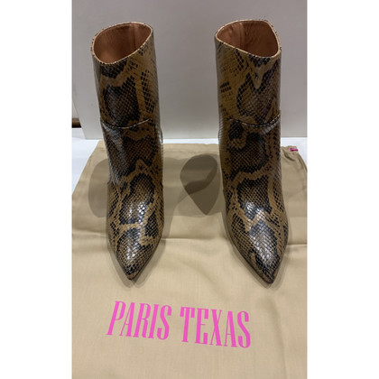 Paris Texas Stiefeletten aus Leder in Braun