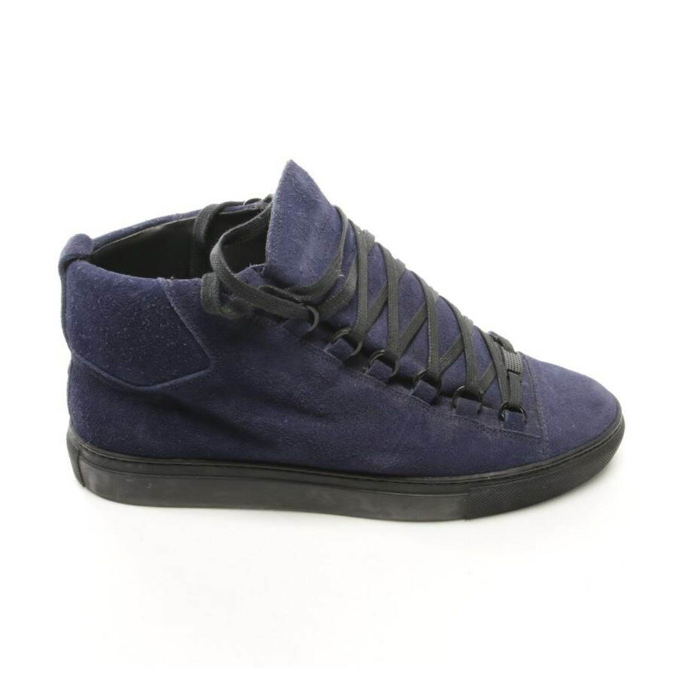 Balenciaga Sneakers aus Leder in Blau