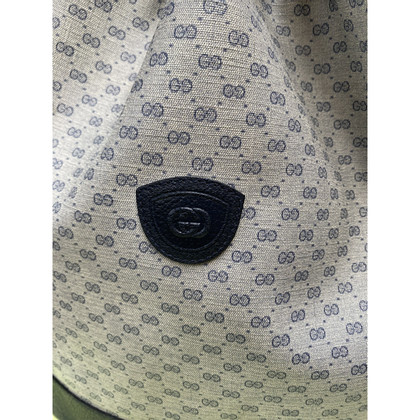Gucci Ophidia Bucket Bag Leer in Blauw