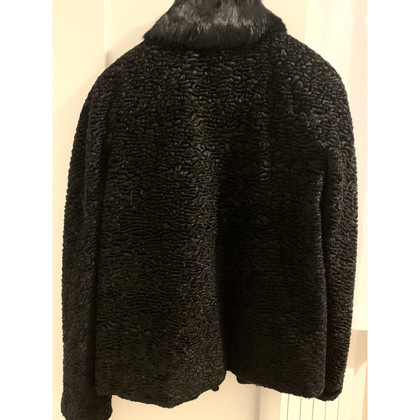 Emporio Armani Jacket/Coat Fur in Black