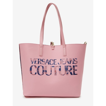 Versace Sac de voyage en Cuir en Rose/pink