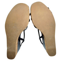Prada Black patent leather sandals
